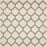 Rug Unique Loom Trellis Beige/Gray Square 6' 0 x 6' 0