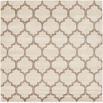 Rug Unique Loom Trellis Beige/Light Brown Square 6' 0 x 6' 0