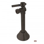 Fauceture 1/2" Sweat, 3/8" O.D. Compression Angle Shut-off Valve with 5" Extension, Oil Rubbed Bronze