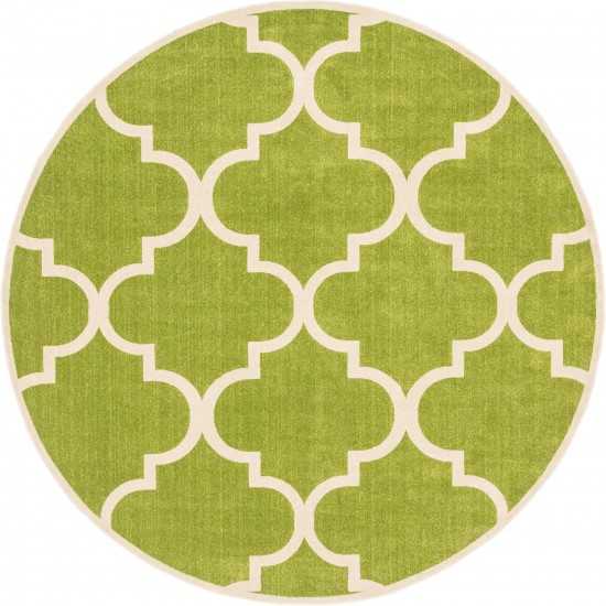 Rug Unique Loom Trellis Green Round 10' 0 x 10' 0