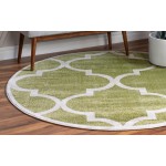 Rug Unique Loom Trellis Green Round 10' 0 x 10' 0