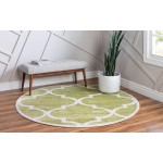 Rug Unique Loom Trellis Green Round 10' 0 x 10' 0