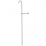 Kingston Brass Vintage Shower Riser And Wall Support, Brushed Nickel