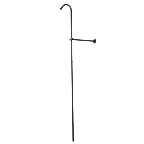 Kingston Brass Vintage Shower Riser Only With Wall Support, Oil Rubbed Bronze