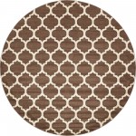 Rug Unique Loom Trellis Brown/Beige Round 10' 0 x 10' 0