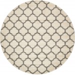 Rug Unique Loom Trellis Beige/Gray Round 10' 0 x 10' 0