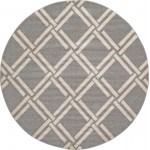Rug Unique Loom Trellis Gray Round 8' 0 x 8' 0