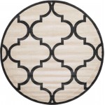 Rug Unique Loom Trellis Beige Round 8' 0 x 8' 0