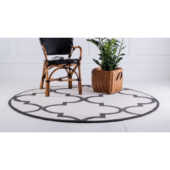 Rug Unique Loom Trellis Beige Round 8' 0 x 8' 0