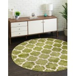 Rug Unique Loom Trellis Green Round 8' 0 x 8' 0