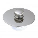 Kingston Brass Quick Cover-Up Tub Stopper, Polished Nickel