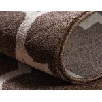Rug Unique Loom Trellis Brown/Beige Round 8' 0 x 8' 0