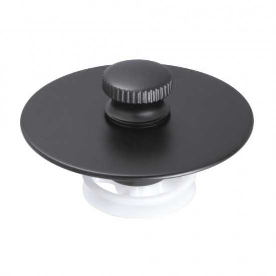 Kingston Brass Quick Cover-Up Tub Stopper, Oil Rubbed Bronze