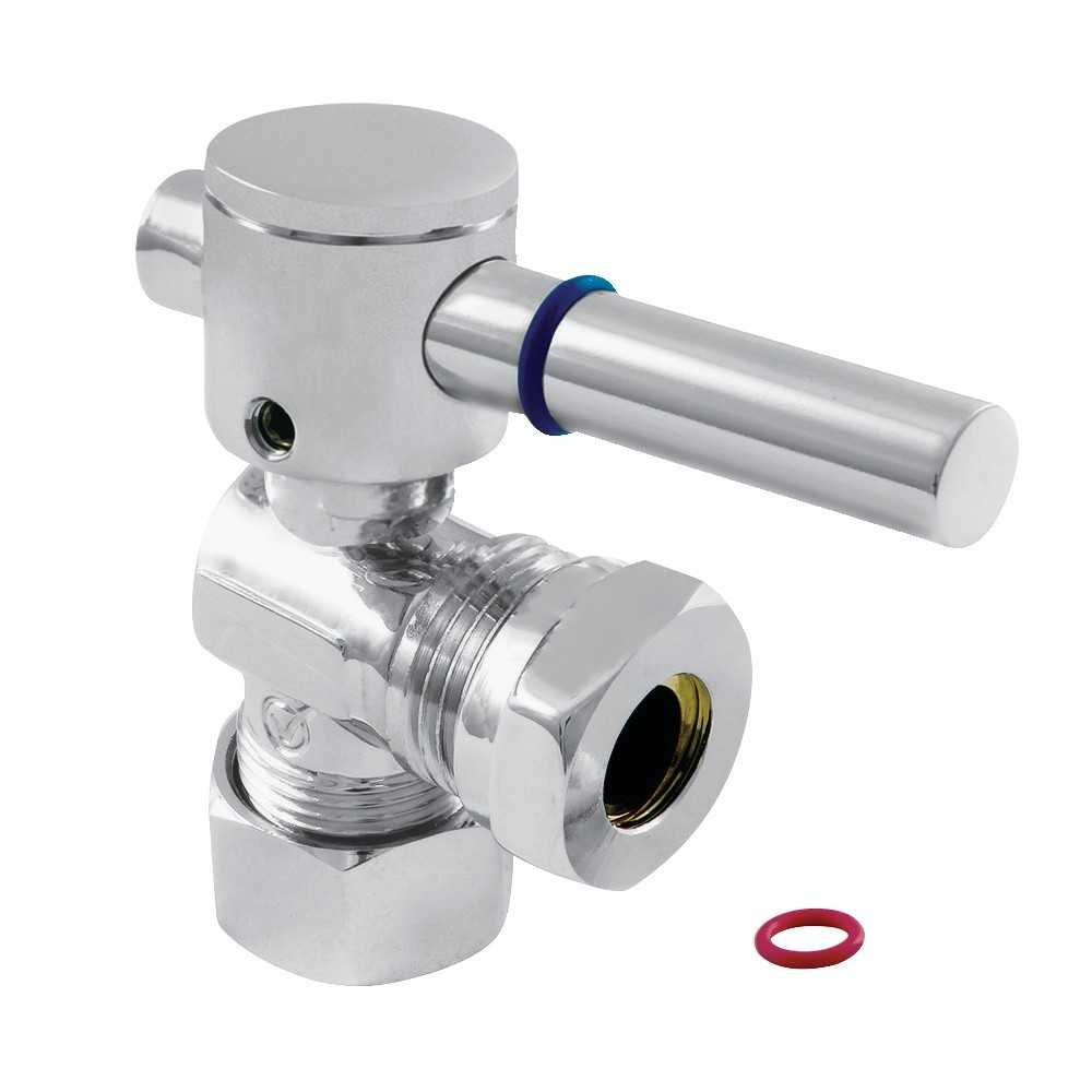 Fauceture 5/8" O.D. Compression, 1/2" or 7/16"" Slip Joint Angle Valve, Polished Chrome Fauceture 5/8" O.D. Compression, 1/2" or 7/16"" Slip Joint Angle Valve, Polished Chrome