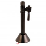 Kingston Brass Vintage 1/2" Sweat x 3/8" O.D. Comp Straight Shut-off Valve with 5" Extension, Oil Rubbed Bronze