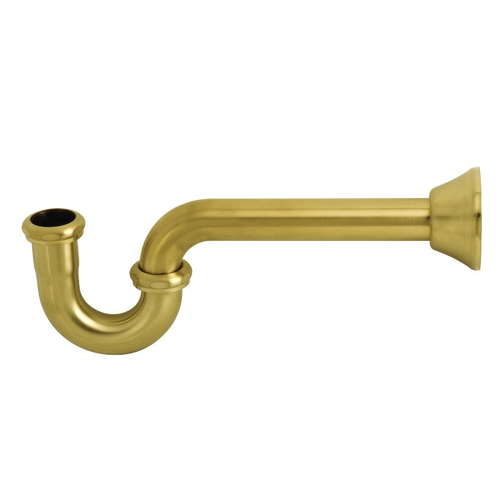 Kingston Brass Vintage 1-1/4-Inch Decor P-Trap, Brushed Brass