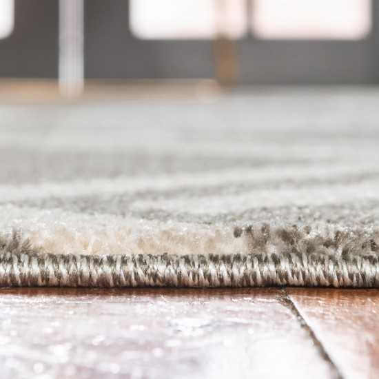 Rug Unique Loom Trellis Gray Round 6' 0 x 6' 0
