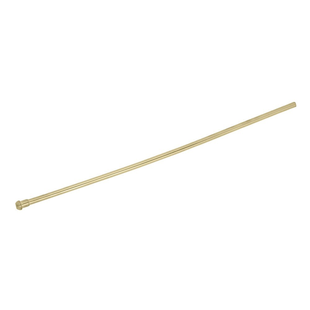 Kingston Brass Complement 20 in. Bullnose Bathroom Supply Line, Brushed Brass
