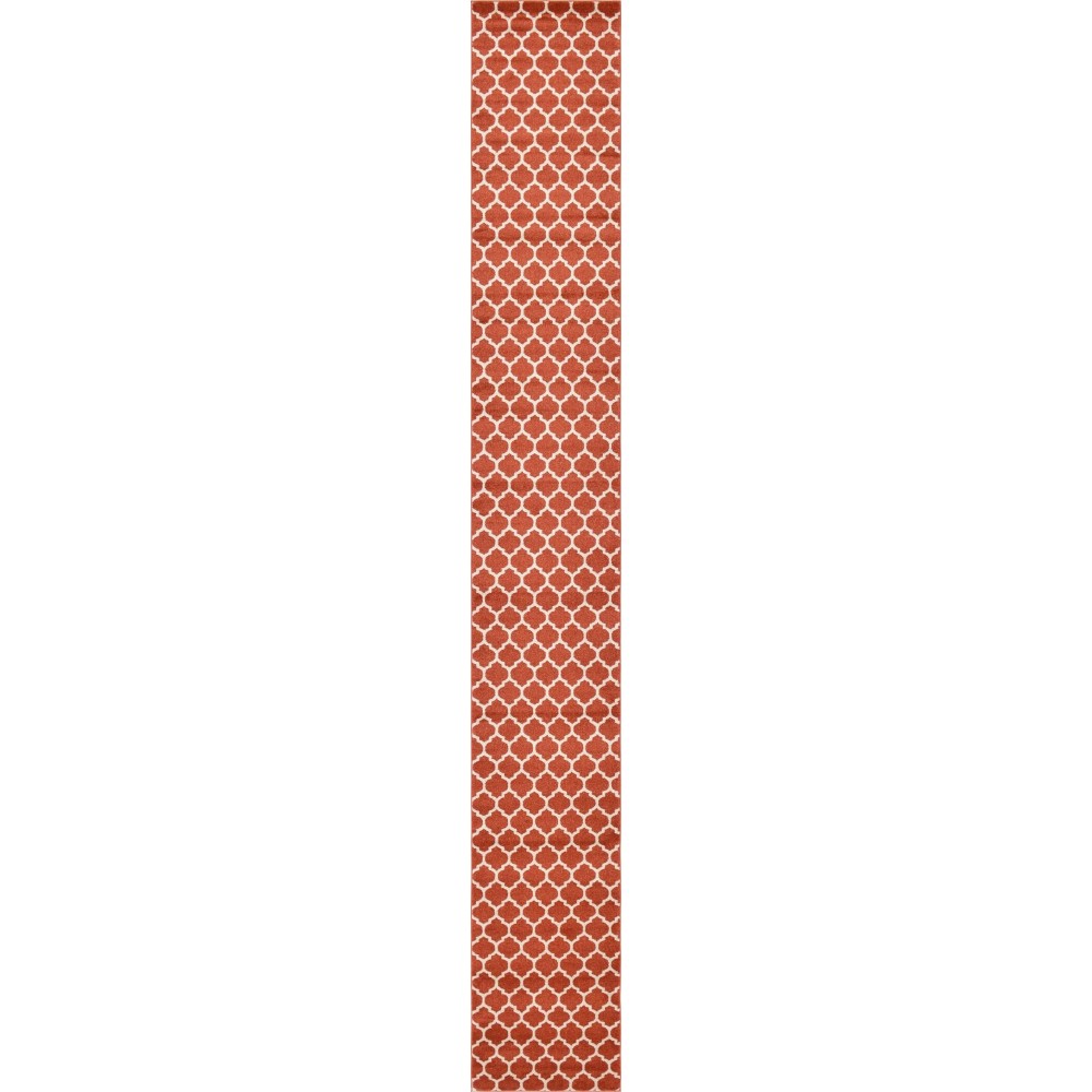 Rug Unique Loom Trellis Terracotta Runner 2' 7 x 19' 8 Rug Unique Loom Trellis Terracotta Runner 2' 7 x 19' 8