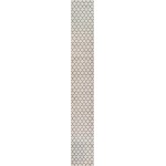 Rug Unique Loom Trellis Beige/Gray Runner 2' 7 x 19' 8