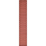 Rug Unique Loom Trellis Red Runner 2' 7 x 16' 5