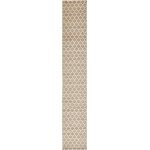 Rug Unique Loom Trellis Light Brown Runner 2' 7 x 16' 5