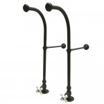 Kingston Brass Rigid Freestand Supplies with Stops, Oil Rubbed Bronze