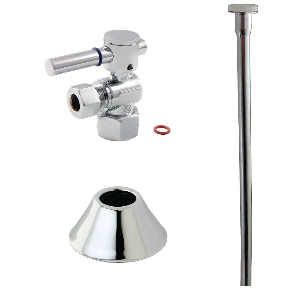 Kingston Brass Modern Plumbing Toilet Trim Kit, Polished Chrome