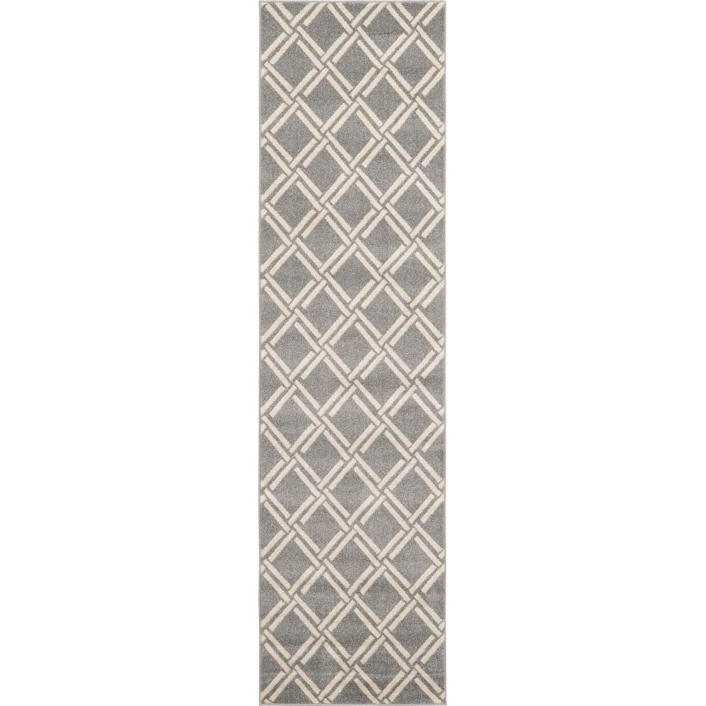 Rug Unique Loom Trellis Gray Runner 2' 7 x 10' 0 Rug Unique Loom Trellis Gray Runner 2' 7 x 10' 0