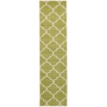 Rug Unique Loom Trellis Green Runner 2' 7 x 10' 0
