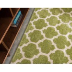 Rug Unique Loom Trellis Green Runner 2' 7 x 10' 0