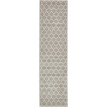 Rug Unique Loom Trellis Light Gray Runner 2' 7 x 10' 0