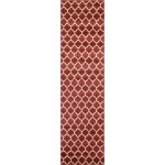 Rug Unique Loom Trellis Red Runner 2' 7 x 10' 0