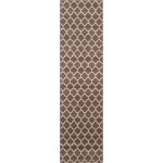 Rug Unique Loom Trellis Brown/Beige Runner 2' 7 x 10' 0