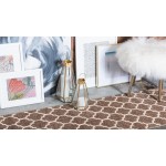 Rug Unique Loom Trellis Brown/Beige Runner 2' 7 x 10' 0