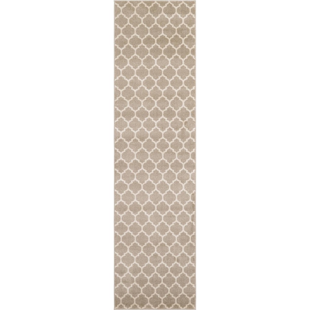 Rug Unique Loom Trellis Light Brown Runner 2' 7 x 10' 0 Rug Unique Loom Trellis Light Brown Runner 2' 7 x 10' 0