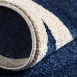 Rug Unique Loom Trellis Navy Blue Runner 2' 7 x 8' 0