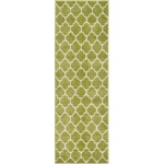 Rug Unique Loom Trellis Green Runner 2' 0 x 6' 0