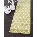 Rug Unique Loom Trellis Green Runner 2' 0 x 6' 0