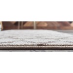 Rug Unique Loom Trellis Beige/Light Brown Runner 2' 0 x 6' 0