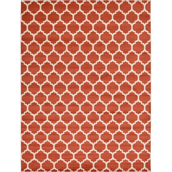 Rug Unique Loom Trellis Terracotta Rectangular 12' 2 x 16' 0