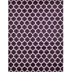 Rug Unique Loom Trellis Dark Purple Rectangular 12' 2 x 16' 0