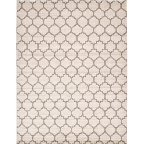 Rug Unique Loom Trellis Beige/Light Brown Rectangular 12' 2 x 16' 0