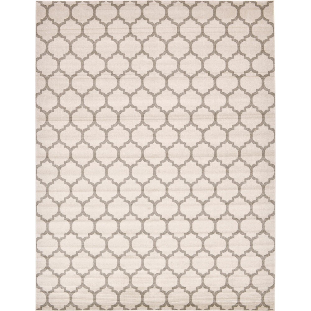 Rug Unique Loom Trellis Beige/Light Brown Rectangular 12' 2 x 16' 0