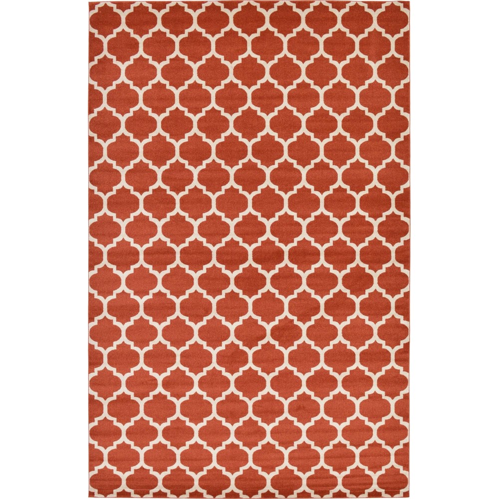 Rug Unique Loom Trellis Terracotta Rectangular 10' 6 x 16' 5 Rug Unique Loom Trellis Terracotta Rectangular 10' 6 x 16' 5
