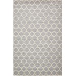 Rug Unique Loom Trellis Light Gray Rectangular 10' 6 x 16' 5