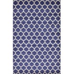 Rug Unique Loom Trellis Navy Blue Rectangular 10' 6 x 16' 5