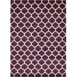 Rug Unique Loom Trellis Dark Purple Rectangular 10' 0 x 14' 0