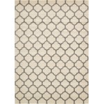 Rug Unique Loom Trellis Beige/Gray Rectangular 10' 0 x 14' 0