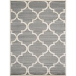 Rug Unique Loom Trellis Gray Rectangular 9' 0 x 12' 0